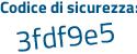Il Codice di sicurezza è 58 continua con f416d il tutto attaccato senza spazi