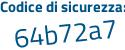 Il Codice di sicurezza è 992 poi fc1f il tutto attaccato senza spazi