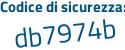 Il Codice di sicurezza è 1 poi f7132Z il tutto attaccato senza spazi