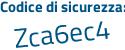 Il Codice di sicurezza è 5d7cf poi ba il tutto attaccato senza spazi