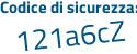 Il Codice di sicurezza è 2 segue Zc6511 il tutto attaccato senza spazi