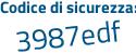 Il Codice di sicurezza è b segue 41a1d6 il tutto attaccato senza spazi
