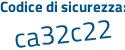 Il Codice di sicurezza è 94Z continua con feda il tutto attaccato senza spazi