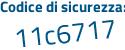Il Codice di sicurezza è 66d96 continua con 42 il tutto attaccato senza spazi