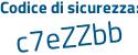 Il Codice di sicurezza è ca continua con f6753 il tutto attaccato senza spazi