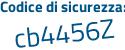 Il Codice di sicurezza è 42ed poi 4d2 il tutto attaccato senza spazi