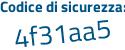 Il Codice di sicurezza è aa21143 il tutto attaccato senza spazi