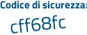 Il Codice di sicurezza è 228 segue 9e3a il tutto attaccato senza spazi