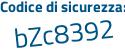 Il Codice di sicurezza è d7Z65ef il tutto attaccato senza spazi