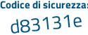 Il Codice di sicurezza è b36c continua con fcc il tutto attaccato senza spazi