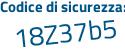 Il Codice di sicurezza è a277 segue c97 il tutto attaccato senza spazi