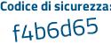 Il Codice di sicurezza è 5127 segue 7d3 il tutto attaccato senza spazi