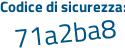 Il Codice di sicurezza è c continua con 8996f1 il tutto attaccato senza spazi