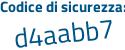 Il Codice di sicurezza è cb continua con acc7e il tutto attaccato senza spazi