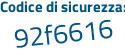 Il Codice di sicurezza è 5c continua con aec55 il tutto attaccato senza spazi