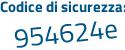 Il Codice di sicurezza è 6ade segue 7aZ il tutto attaccato senza spazi