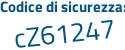 Il Codice di sicurezza è 6 poi d66b84 il tutto attaccato senza spazi