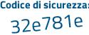 Il Codice di sicurezza è 55bd66f il tutto attaccato senza spazi