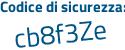 Il Codice di sicurezza è b29f9 poi Zb il tutto attaccato senza spazi