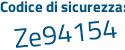 Il Codice di sicurezza è 18c continua con 9aac il tutto attaccato senza spazi