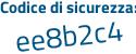 Il Codice di sicurezza è 6 segue 173e83 il tutto attaccato senza spazi
