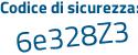 Il Codice di sicurezza è f7dc poi c39 il tutto attaccato senza spazi
