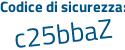 Il Codice di sicurezza è ec59527 il tutto attaccato senza spazi