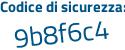 Il Codice di sicurezza è 276 segue 7668 il tutto attaccato senza spazi