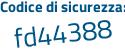 Il Codice di sicurezza è 2974Z85 il tutto attaccato senza spazi