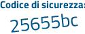 Il Codice di sicurezza è 3d862 continua con 17 il tutto attaccato senza spazi