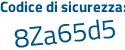 Il Codice di sicurezza è 6376d continua con ce il tutto attaccato senza spazi