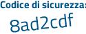 Il Codice di sicurezza è 978a continua con Z6Z il tutto attaccato senza spazi