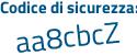 Il Codice di sicurezza è 1 segue f2da93 il tutto attaccato senza spazi
