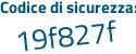 Il Codice di sicurezza è 59 continua con 8c266 il tutto attaccato senza spazi