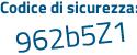 Il Codice di sicurezza è 82 continua con 57ac3 il tutto attaccato senza spazi
