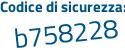 Il Codice di sicurezza è f continua con 38fZd1 il tutto attaccato senza spazi
