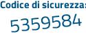 Il Codice di sicurezza è 24e segue 98cf il tutto attaccato senza spazi