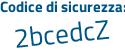 Il Codice di sicurezza è aa poi 2a4f9 il tutto attaccato senza spazi