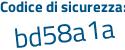 Il Codice di sicurezza è aec1931 il tutto attaccato senza spazi