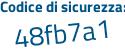 Il Codice di sicurezza è 6662 segue afa il tutto attaccato senza spazi