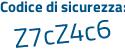 Il Codice di sicurezza è 26f1d poi 27 il tutto attaccato senza spazi