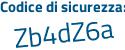 Il Codice di sicurezza è 6d33a segue e1 il tutto attaccato senza spazi