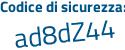 Il Codice di sicurezza è d continua con 3f262f il tutto attaccato senza spazi