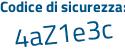 Il Codice di sicurezza è c89c369 il tutto attaccato senza spazi