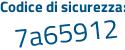 Il Codice di sicurezza è c1f4f segue 6c il tutto attaccato senza spazi
