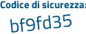 Il Codice di sicurezza è 4181b58 il tutto attaccato senza spazi