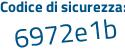 Il Codice di sicurezza è fdf5b poi 18 il tutto attaccato senza spazi
