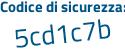 Il Codice di sicurezza è 3b46 continua con e97 il tutto attaccato senza spazi