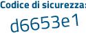 Il Codice di sicurezza è 8f45e59 il tutto attaccato senza spazi