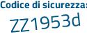 Il Codice di sicurezza è 6a poi d65c9 il tutto attaccato senza spazi